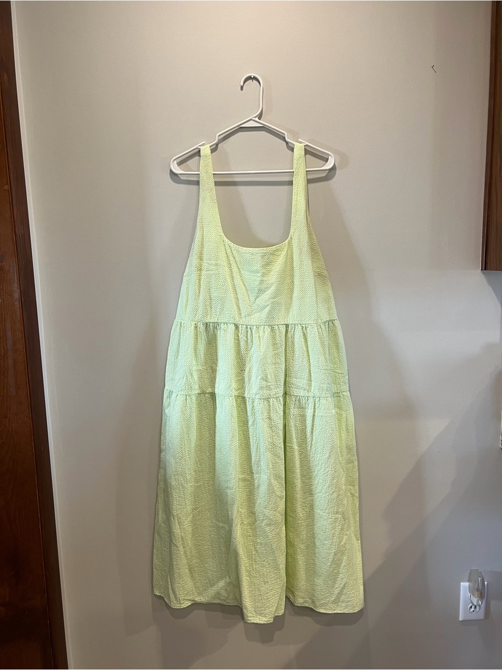 Ava & Viv Light Green Tiered Sundress